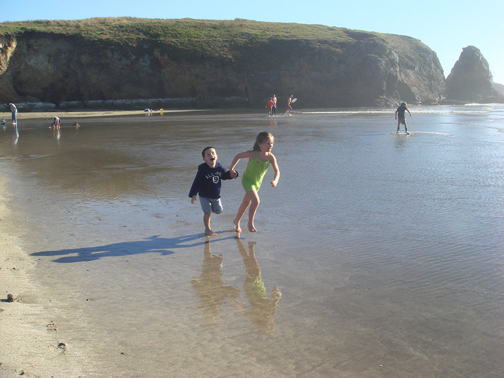 Pudding Creek Beach And Pudding Creek Trestle In Fort Bragg