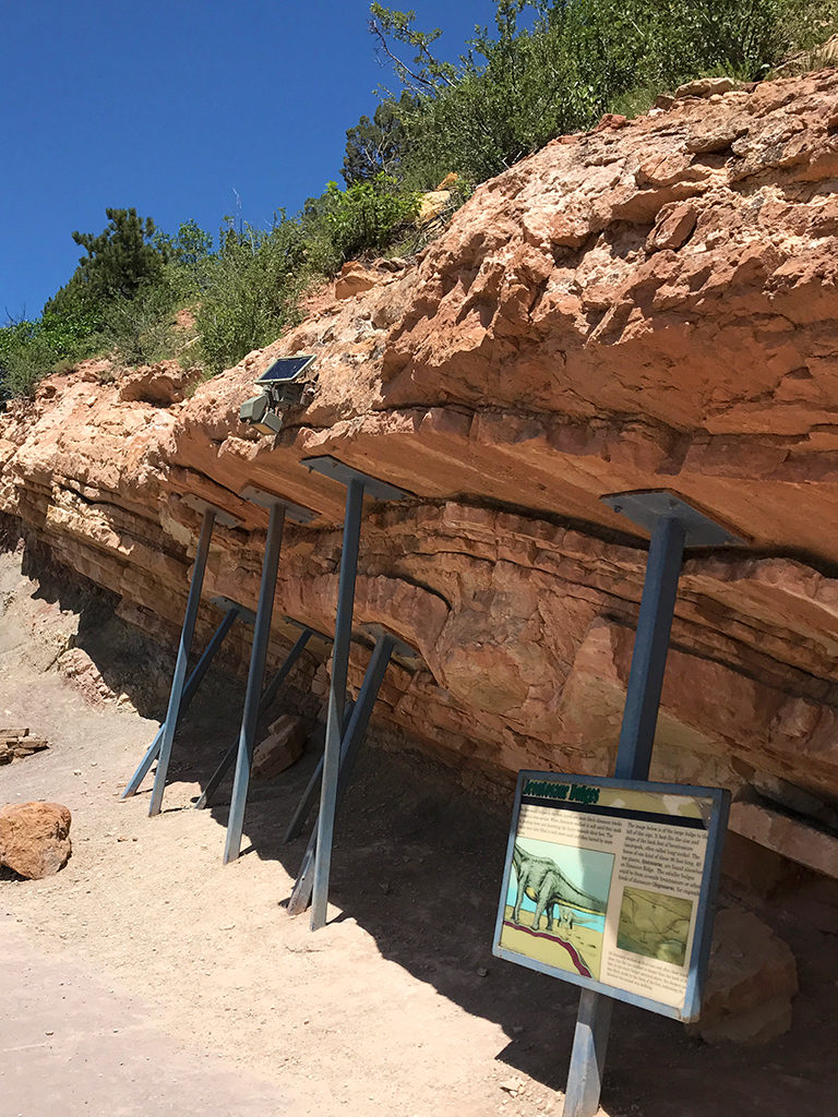 Dinosaur Ridge in the Morrison Fossil Area National Natural Landmark