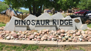 Dinosaur Ridge in the Morrision Fossil Area in Colorado