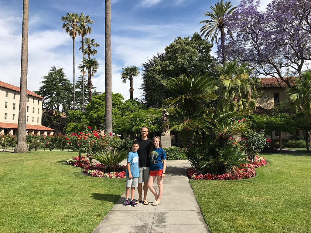 Garden at Mission Santa Clara