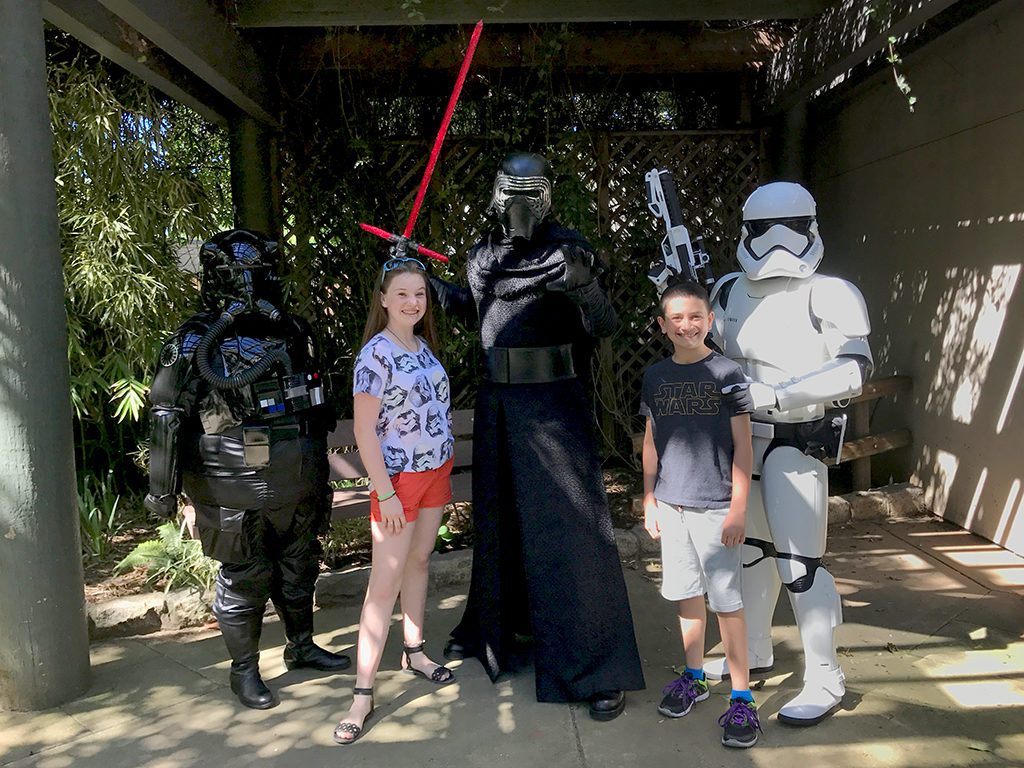 Kylo Ren at Sacramento Zoo Star Wars Day