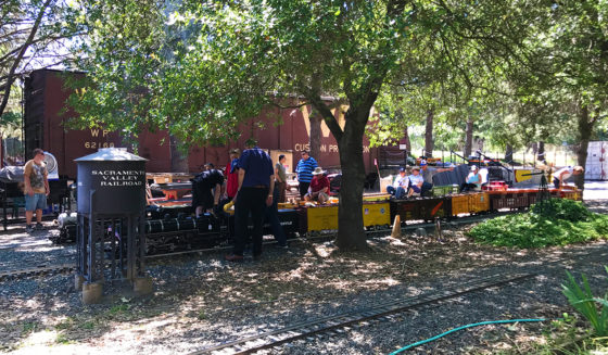 Live Steamers Railroad Meet at Hagen Park in Rancho Cordova