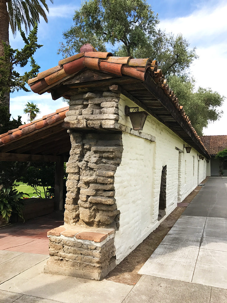 Mission Santa Clara Historic Adobe Wall
