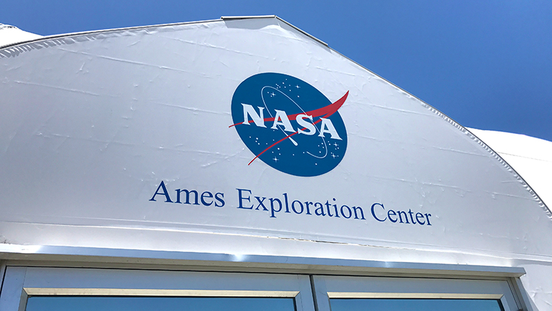 NASA Ames Exploration Center at Moffett Field in Mountain View, California