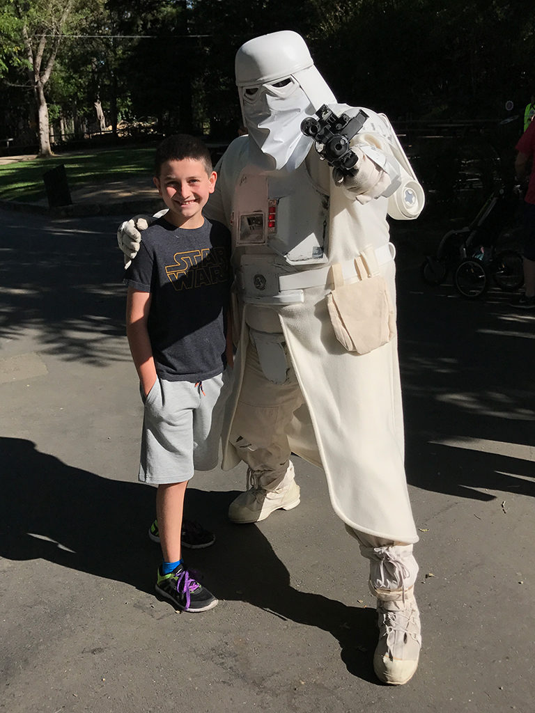 Snow Troopers at Sacramento Zoo Star Wars Day