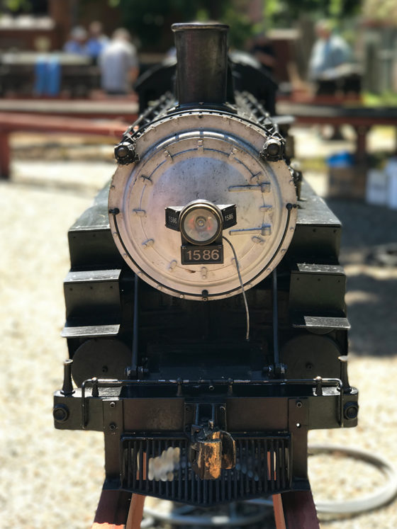 Miniature Steam Engine and Railroad