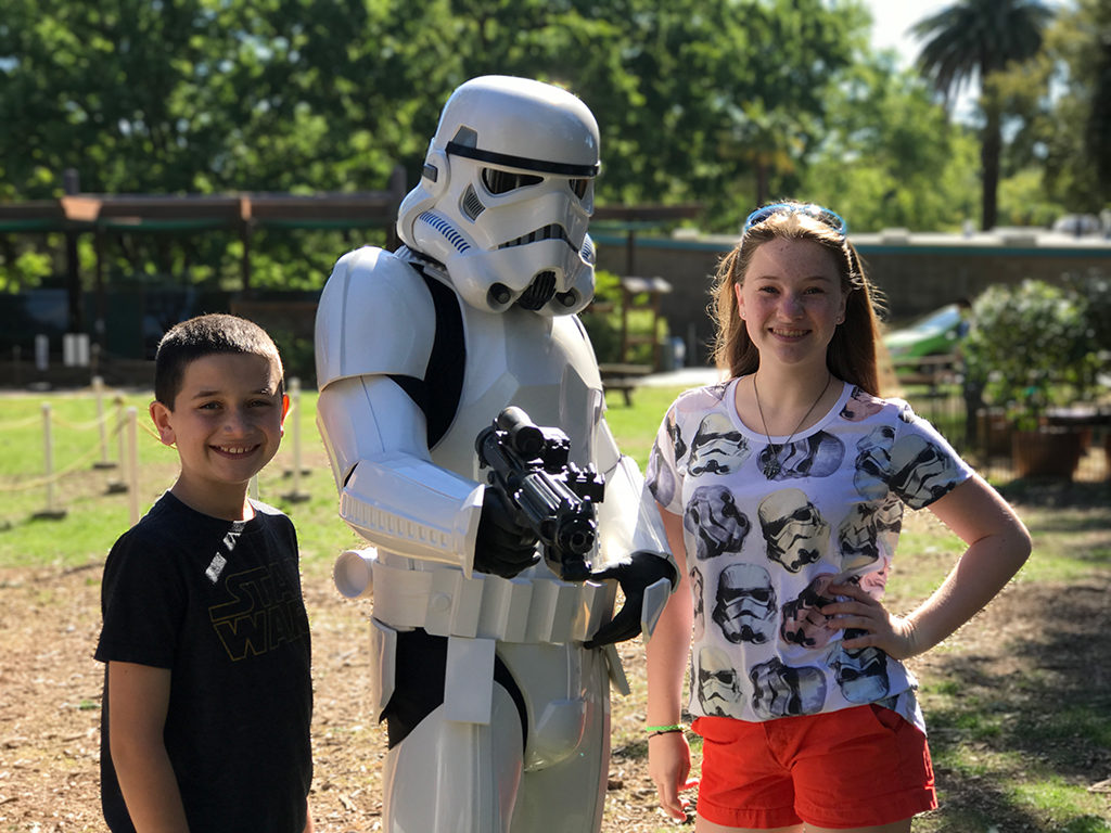 Storm Troopers at Sacramento Zoo Star Wars Day