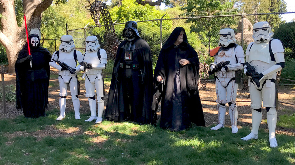 The Dark Side Visits The Sacramento Zoo for Star Wars Day