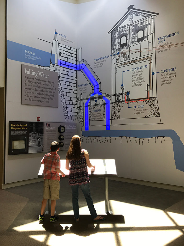Visitor Center at The Folsom Powerhouse State Historic Park