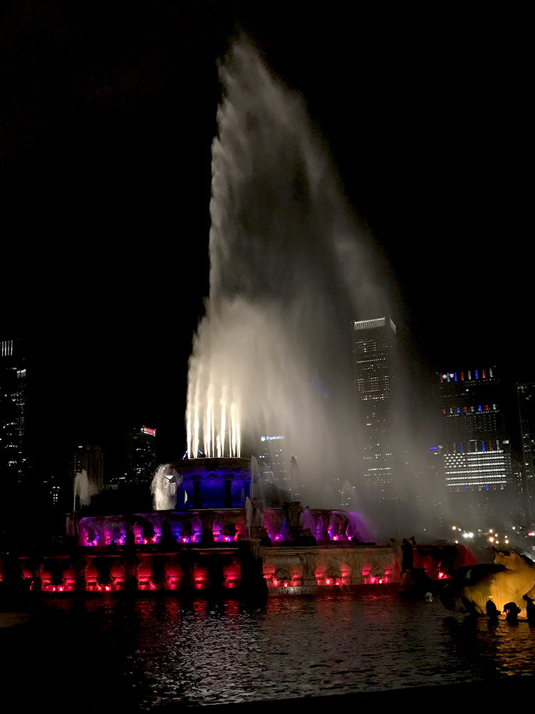 Buckingham Fountain has 134 jets and 280 lights