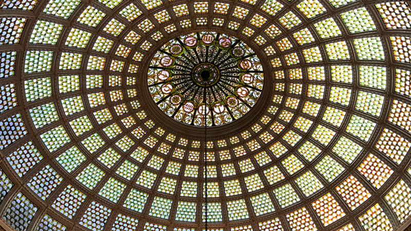 Chicago Cultural Center Tiffany Glass Dome