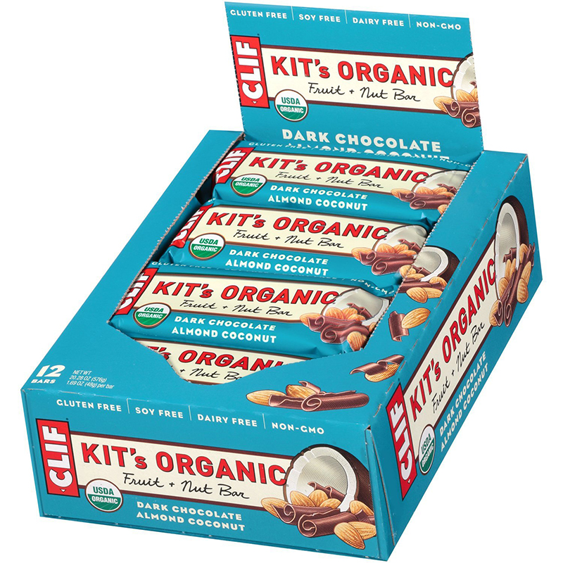 Dark Chocolate Almond Coconut Clif Kit's Organic Bars