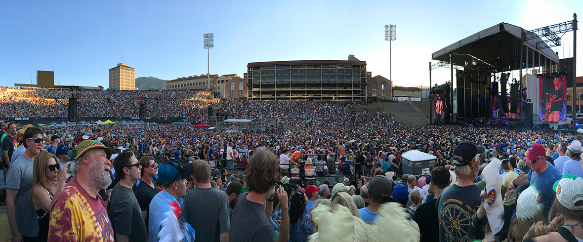 Dead and Company Concert at Folsom Field in Boulder on June 9, 2017