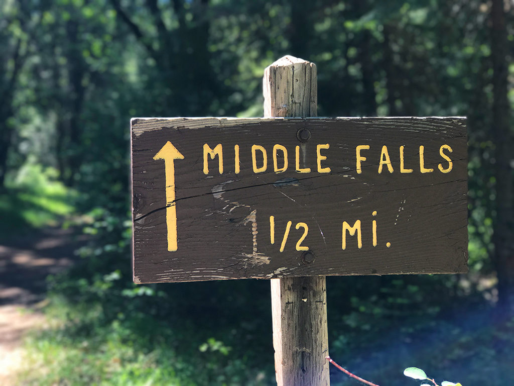 McCloud Falls Trail Sign