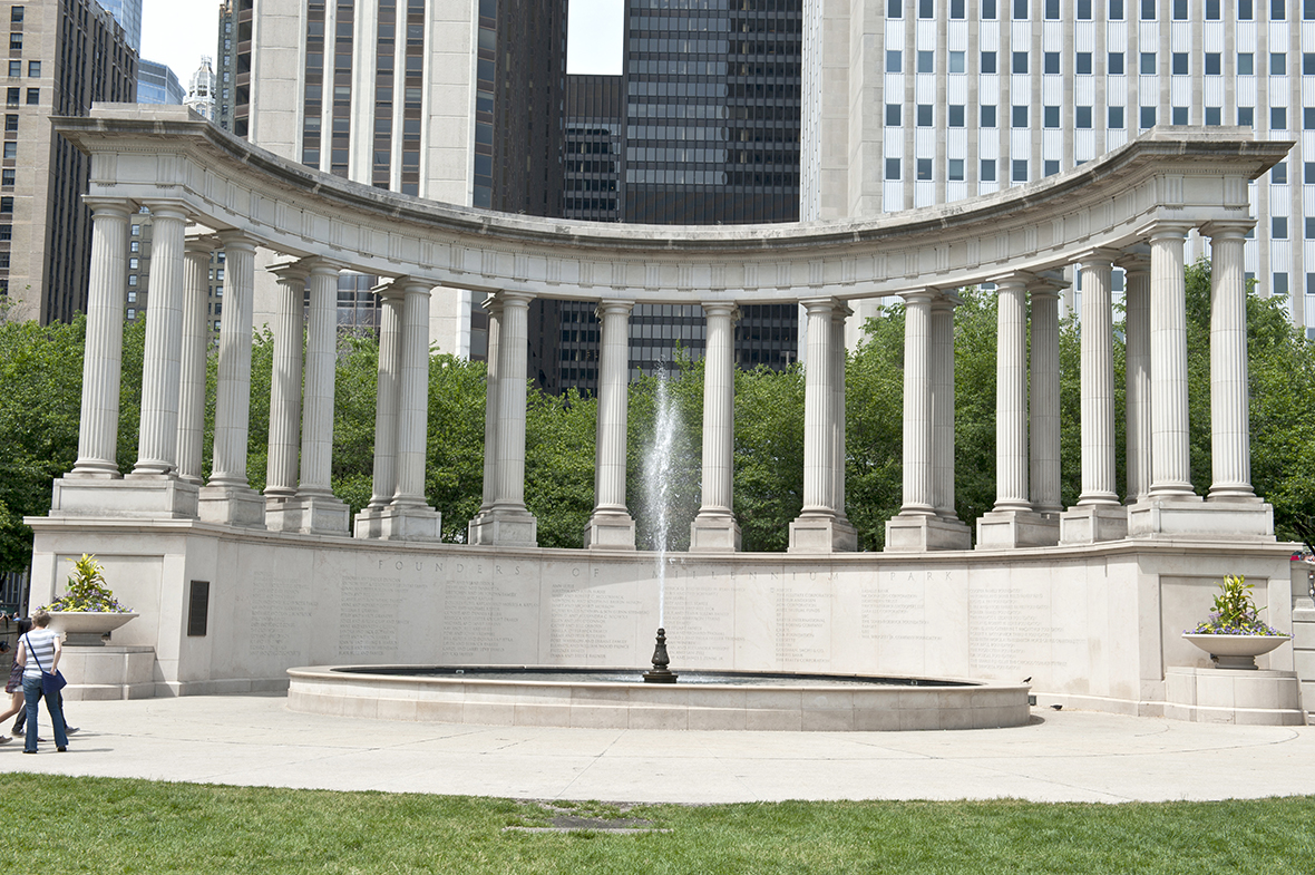 Wrigley Square Millennium Monument in Millennium Park, Chicago