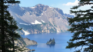 Kerr Notch Phantom Ship Overlook at Crater Lake National Park