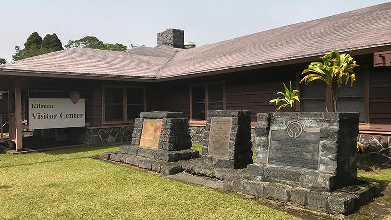 Kilauea Visitor Center at Hawaii Volcanoes National Park