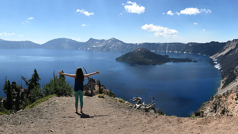 Merriam Point at Crater Lake National Park