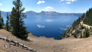 Pumice Point Overlook at Crater Lake National Park