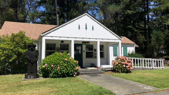 Gasquet Ranger Station In The Smith River National Recreation Area