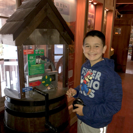 Pairie Creek Redwoods State Park Visitor Center Pressed Penny Machine