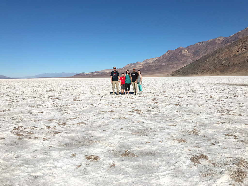 Badwater Basin And Badwater Salt Flat in Death Valley National Park