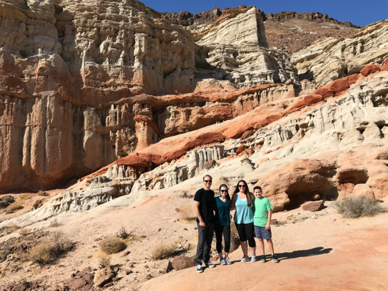 Bourn Family at Red Rock Canyon State Park