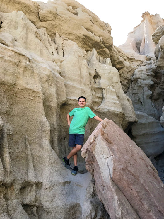 Carter in Caves and Canyons Formed by Erosion