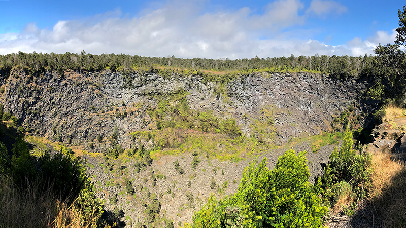 Puhimau Crater at Hawaii Volcanoes National Park