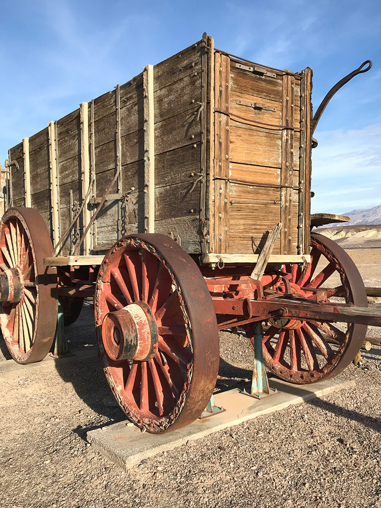 Harmony Borax Works Interpretive Trail At Death Valley National Park