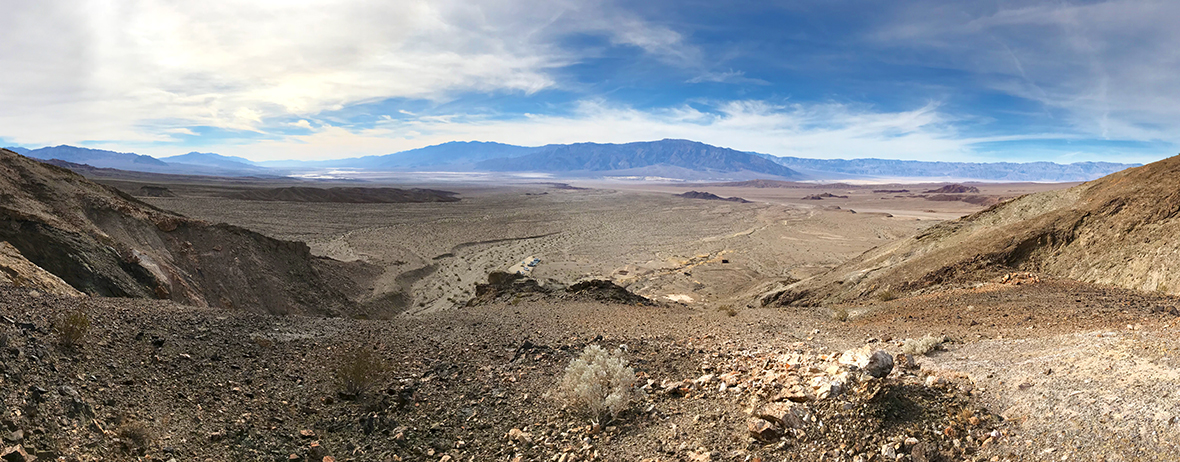 View of Death Valley from Keane Wonder Mine