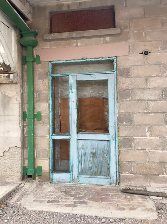 Abandoned Building Door