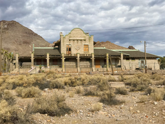Abandoned Rhyolite Train Depot and Casino