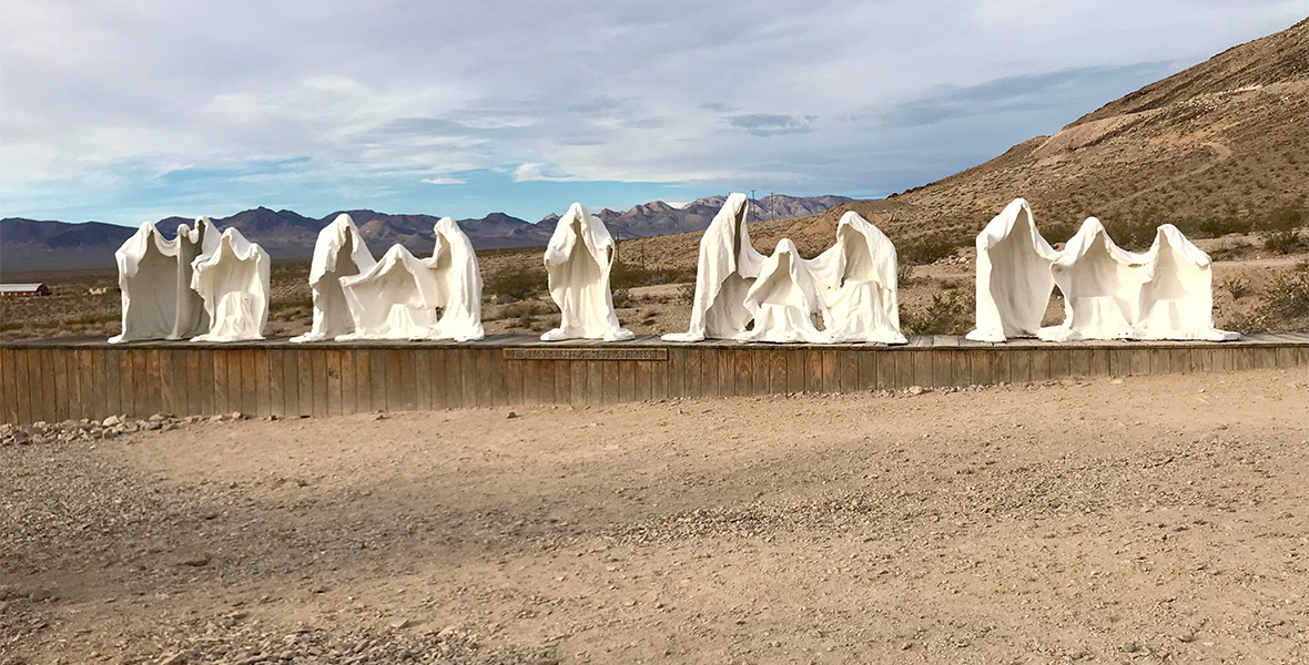 Albert Szukalski Last Supper Sculpture at the Goldwell Open Air Museum in Nevada