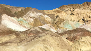Artists Palette and Artists Drive in Death Valley National Park