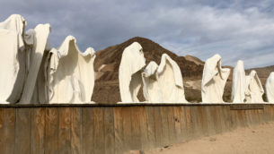 The Last Supper Sculpture at the Goldwell Open Air Museum in Nevada