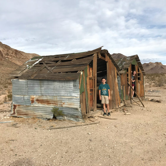 Kids Exploring a Nevada Ghost Town
