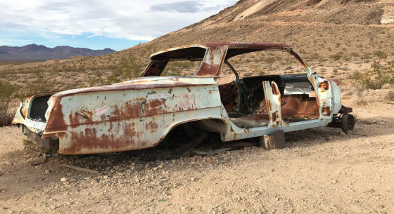 Rusty Abandoned Car