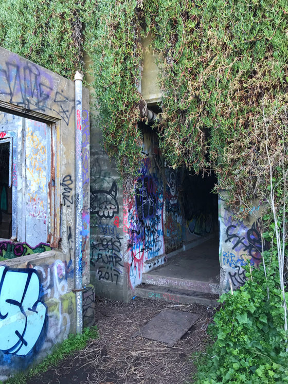 Abandoned Military Buildings at Battery Mendell