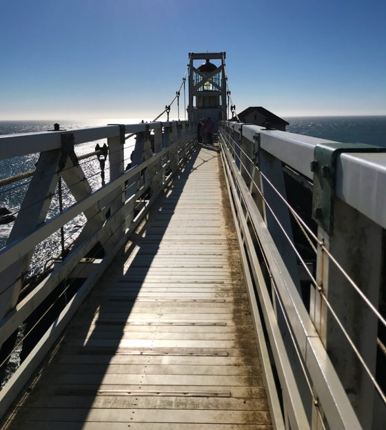 Suspension Bridge to Point Bonita Lighthouse