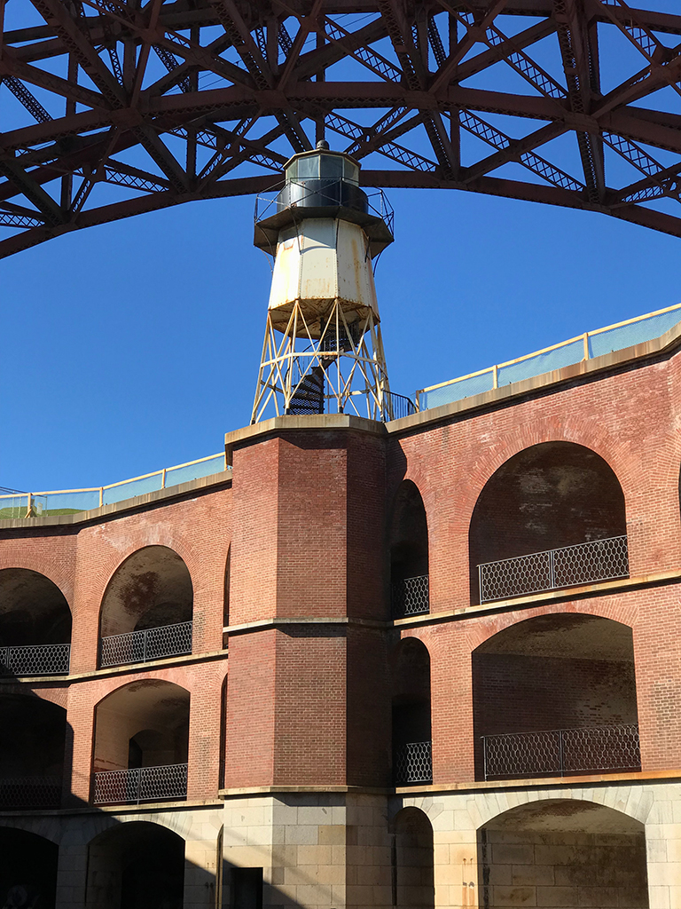 Fort Point National Historic Site Under The Golden Gate Bridge