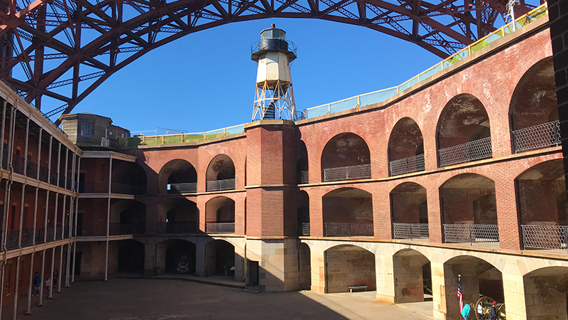 Fort Point National Historic Site in San Francisco