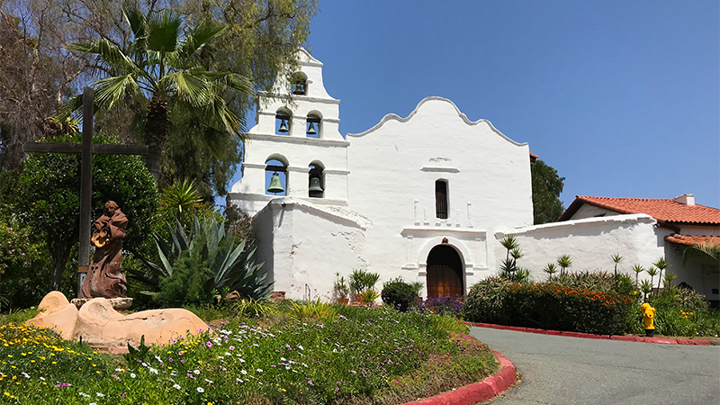 California Mission Basilica San Diego De Alcala