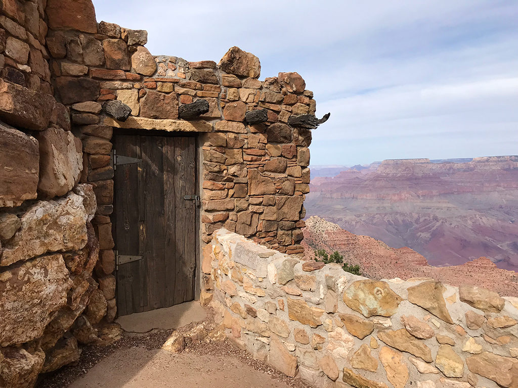 Desert View Watchtower On The Grand Canyon's South Rim