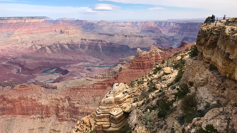 Lipan Point Scenic Overlook on Desert View Drive in Grand Canyon National Park