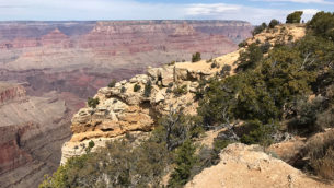 Moran Point Scenic Overlook on Desert View Drive in Grand Canyon National Park