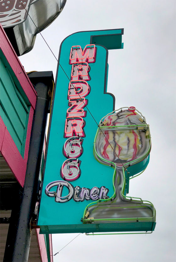 Mr. D'z Route 66 Diner Neon Sign