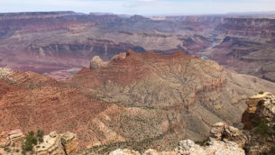 Navajo Point Scenic Overlook on Desert View Drive in Grand Canyon National Park