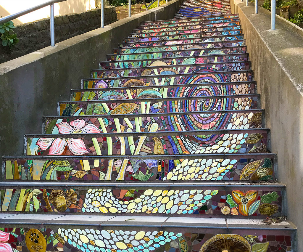 Hidden Garden Steps: A Mosaic Tile Staircase In San Francisco ...