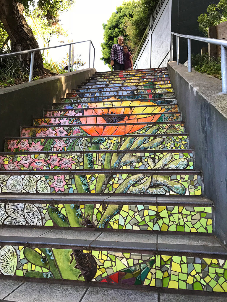 Hidden Garden Steps: A Mosaic Tile Staircase In San Francisco ...